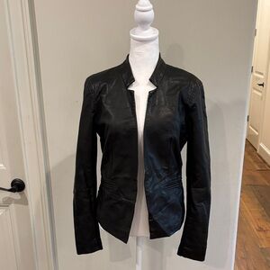 Express Black Leather Women's Jacket
